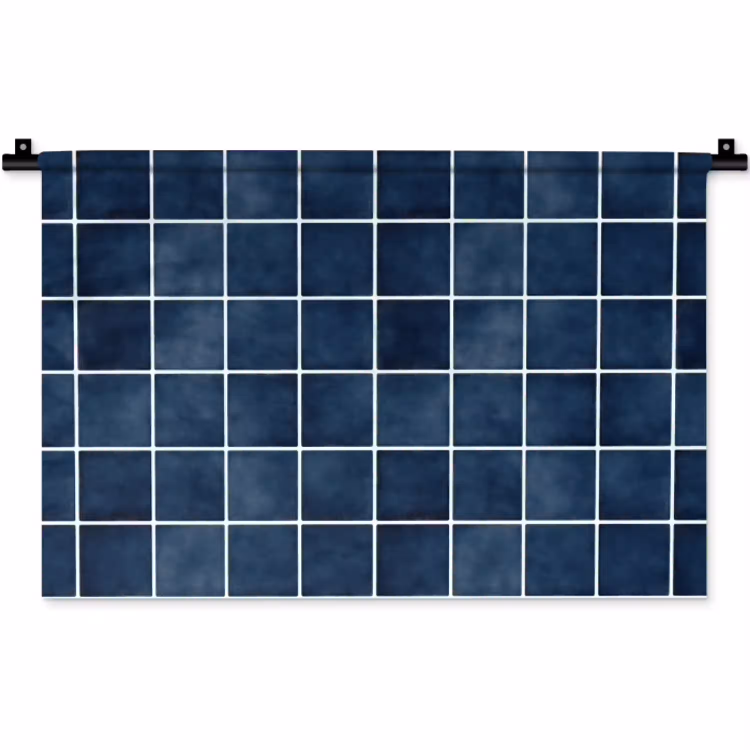 Tegel - Modern - Blauw Wandkleed katoen klein 269 -zz3d