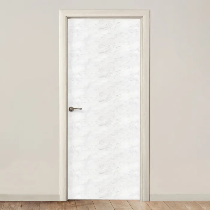 Wit - Marmer - Grijze aders deurposter klein 289 -3d_beige