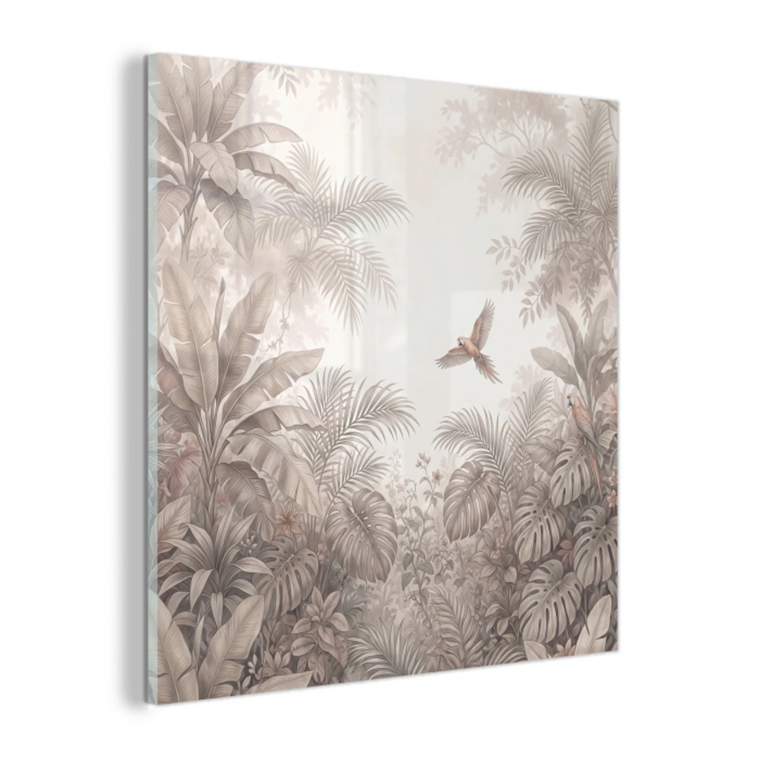 Papagaai - Jungle - Tropisch plexiglas 5mm klein -z3d