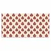Botanisch - Patroon - Bordeaux Muismat XXL klein 681 -3d_leeg