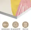 Vogel - Minimalistisch - Geel PET vilt klein -closeup_NL