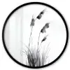 Minimalistisch - Stelen - Wit Fotolijst rond zonder passe partout klein -3d