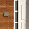 Olijfgroen - Klassiek Naambord Rechthoek middel -sfeer3-rechthoek-S