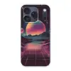 Landschap - Planeten - Horizon - Paars Telefoonhoesje iPhone 17 Pro klein -3d