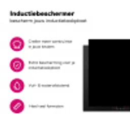 Effen Zwart Inductie beschermer vinyl 3mm klein -wsfeer2_website