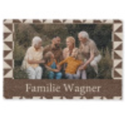 Familie – In – Muster – Dreieck – Foto Deurmat klein -zkaufland3d
