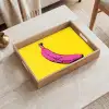 Banaan - Grafisch - Geel Dienblad Rechthoek middel -sfeer1