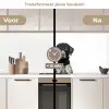 Honden - Bivakmuts - Zwart - wit keuken achterwand 2 middel -voor-na2_NL