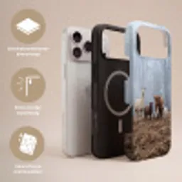 Boerderijdieren - Groep - Mist - Natuur - Rustiek Toughcase MagSafe Apple iPhone 17 Pro Max klein -USP_Lagen_NL