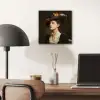 Vrouw - Victoriaans - Portret aluminium wit klein -sfeer5