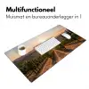 Wijngaard - Zonsondergang - Landschap Muismat XXL klein -sfeer4