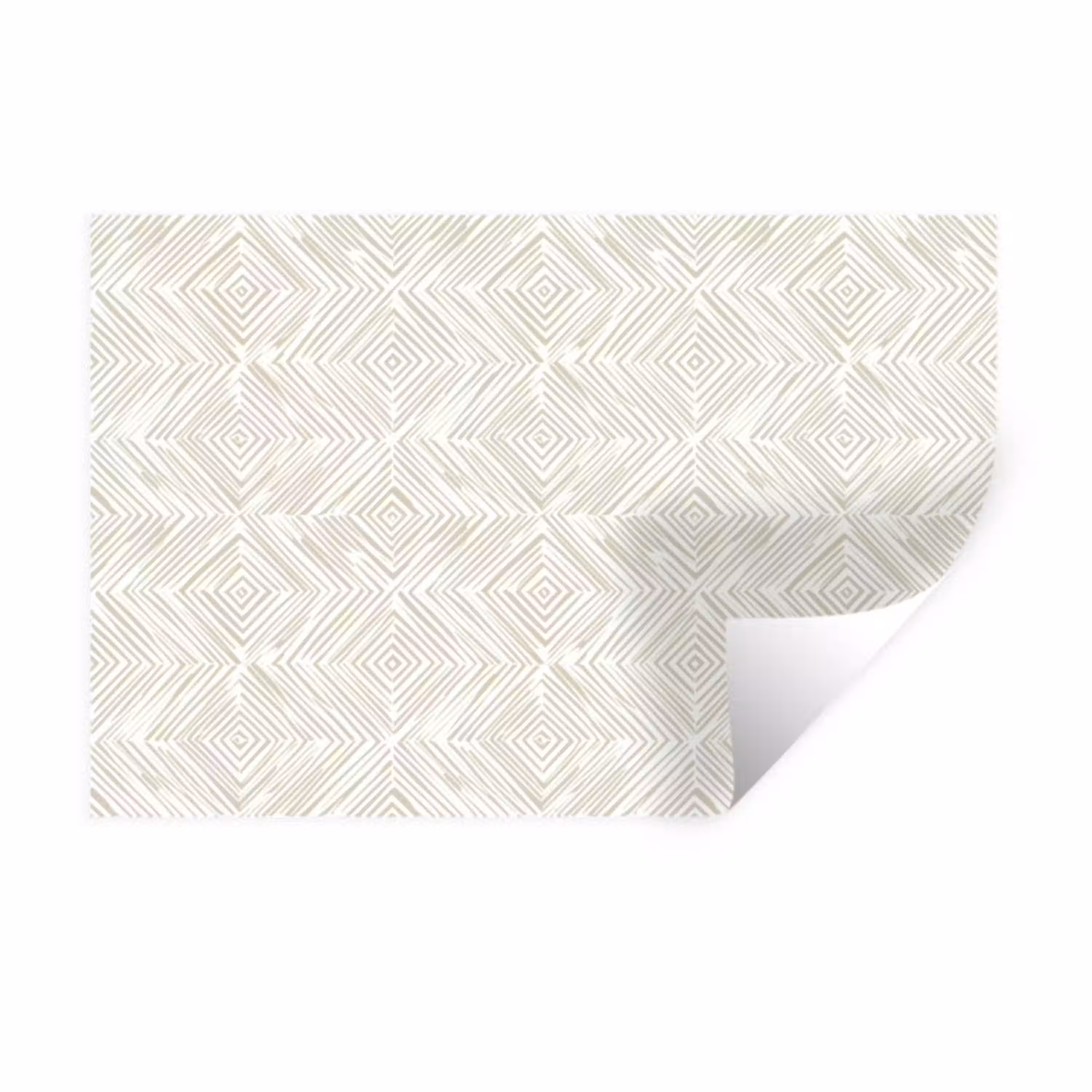 Abstract - Ruiten - Beige Muursticker klein 286 -3d