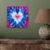 Hartvormig - Tie dye - Paars aluminium wit klein -sfeer2