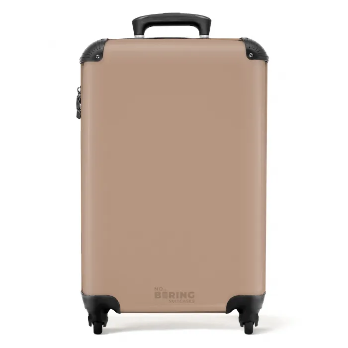 Nude - Zandkleurig NBS - Handbagage koffer - Kinderen Unisex middel -productfoto_recht