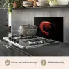 Garnaal - Rood - Dieren keuken achterwand spatscherm klein -usp_NL