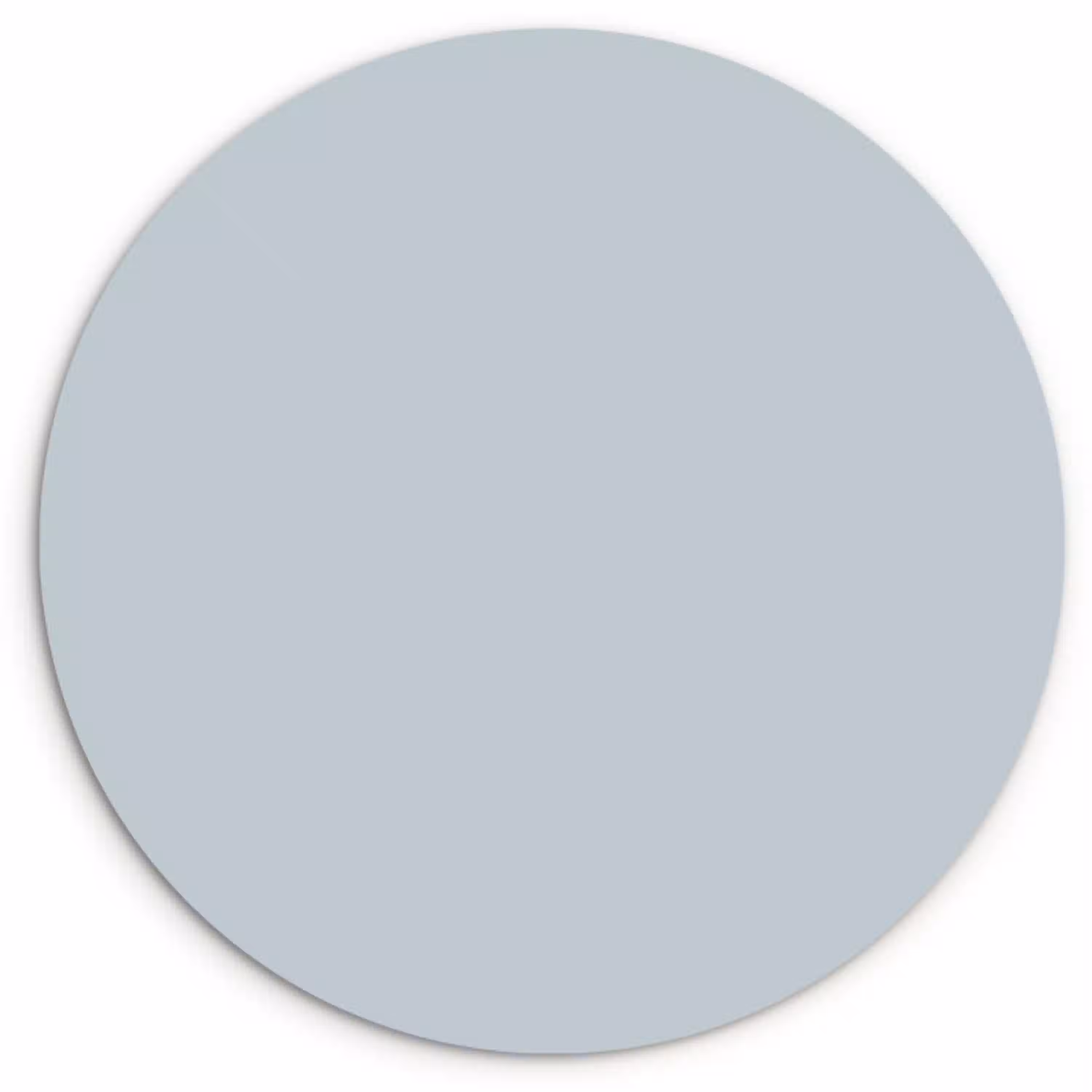Blue - Bay - Blauw Wandcirkel kunststof plaat 5mm dik klein 188 -3d