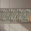 Zebra - Print - Klassiek - Zwart keuken achterwand 2 middel 871 zz_3dshopping