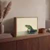 Kameleon - Groen - Minimalistisch Light Box met batterij (Wandlamp) middel -sfeer2