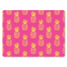 Ananas - Trendy - Roze muismat rubber klein 262 -3d