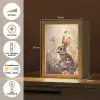 Konijntje - Bruin - Bloemen - Vlinders Light Box met kabel klein -USP_NL
