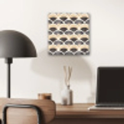 Waaier - Patroon - Zwart - Beige aluminium wit klein 46 -sfeer5