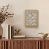 Panterprint - Patroon - Bruin Light Box met kabel (Tafellamp) klein 925 -sfeer2