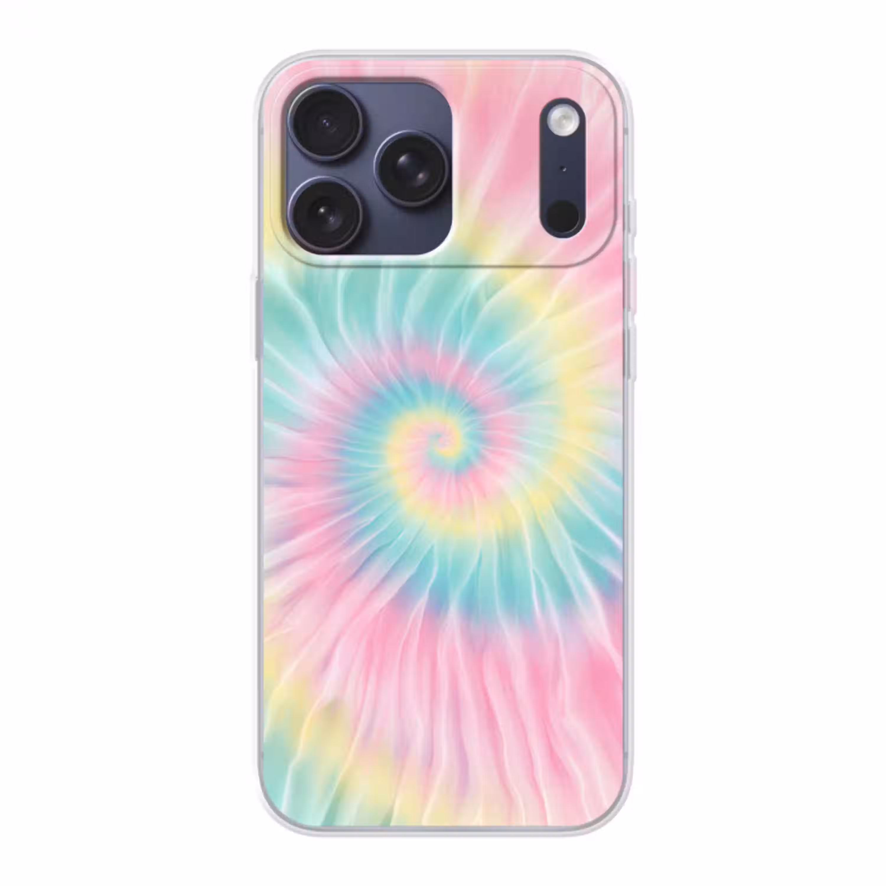 Pasteltinten - Tie dye - Roze Telefoonhoesje iPhone 17 Pro Max klein -3d