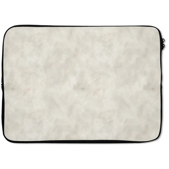 Crèmebeige - Marmer - Aders laptophoes neopreen klein 279 -zkaufland3dotto