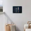 Bestek - Donkerblauw - Goud tuinposter los doek klein -sfeer8
