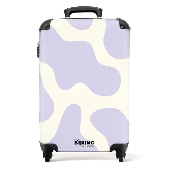 Suitcase - Abstract - Purple shapes