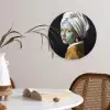 Iconisch - Modern - Kleurrijk Wandcirkel kunststof plaat 5mm dik klein -sfeer4