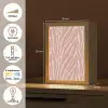 Lichtroze - Zebra - Patroon - Donkerroze Light Box met kabel (Tafellamp) klein 925 -USP_NL