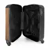 Vrolijke hond kijkt door kapot houten hek NBS - Handbagage koffer - Kinderen Unisex middel -binnenkant