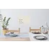 Minimalistisch - Love - Beige Muursticker klein -eettafel