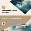Bos - Water - Eenden - Mistig Inductie beschemer met haakjes klein -ky-schoon-nl