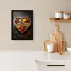 Houten - Hart - Kleurrijke - Specerijen KitchenYeah - Keuken - Fotolijst klein -sfeer1