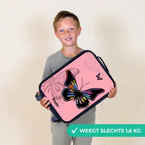 Bubblegum butterfly Kinderkoffer - Zwart klein -sfeer4_NL