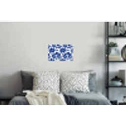 Floraal - Modern - Blauw Muursticker klein 286 -slaapkamer