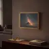 Piramide - Woestijn - Licht Light Box met batterij (Wandlamp) middel -sfeer1