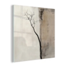 Wabi sabi - Plant - Beige plexiglas 5mm klein -z3d