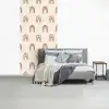 Boho - Regenboog - Patroon fotobehang vinyl groot 64 -slaapkamer