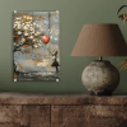 Boom - Graffiti - Banksy Style - Balloon Girl plexiglas 5mm klein -sfeer3