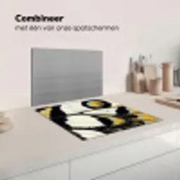 Vlinder - Vleugel - Geel Inductie beschermer vinyl 3mm middel -wsfeer7_website