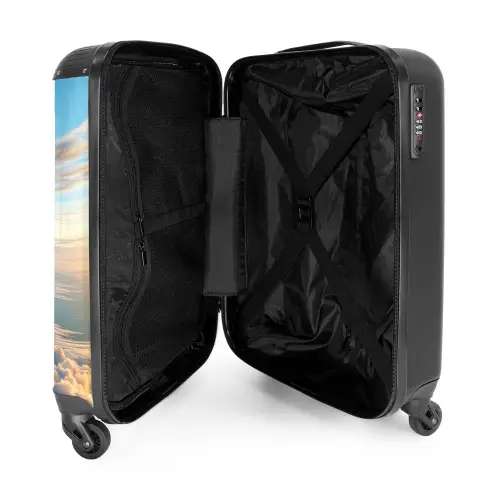 Luchtpiloot leeuw NBS - Handbagage koffer - Unisex middel -binnenkant