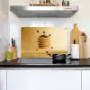 Pannenkoeken - Eten - Honing - Geel Inductie beschemer met haakjes klein -sfeer2