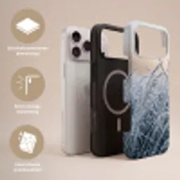 Rijp - Gras - Kristallen - Winter - Minimalistisch Toughcase MagSafe Apple iPhone 17 Pro Max klein -USP_Lagen_NL