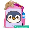 Pinguïn Kinderrugzak - Roze middel -inhoud_NL