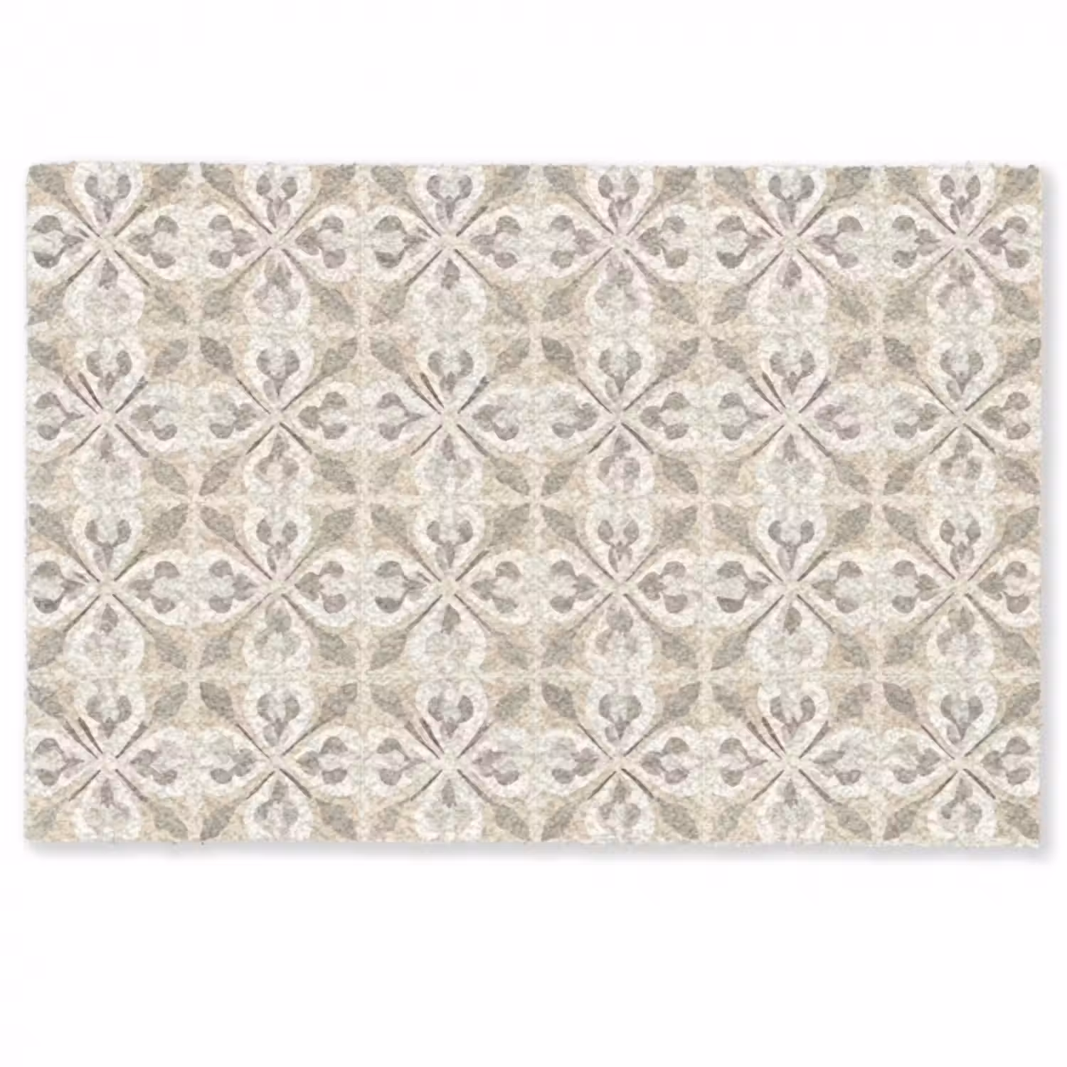 Fußmatte - Fliese - Motiv - Beige