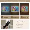 Portret - Sigaret - Kleurrijk - Bril Light Box met batterij (Wandlamp) middel -USP_lichtkleurNL