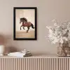 Paard - Galop - Energie fotolijst zwart zonder passe partout klein -sfeer5